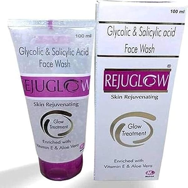 Rejuglow Face Wash with Glycolic & Salicylic Acid Paraben Free