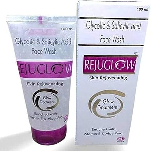 Rejuglow Face Wash with Glycolic & Salicylic Acid Paraben Free