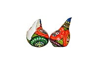 EELIKA Conch / Shankh handpainted Lord Jagannath Art || For Puja || home decor || gift for friends and family || set of 2 (Conch-3)
