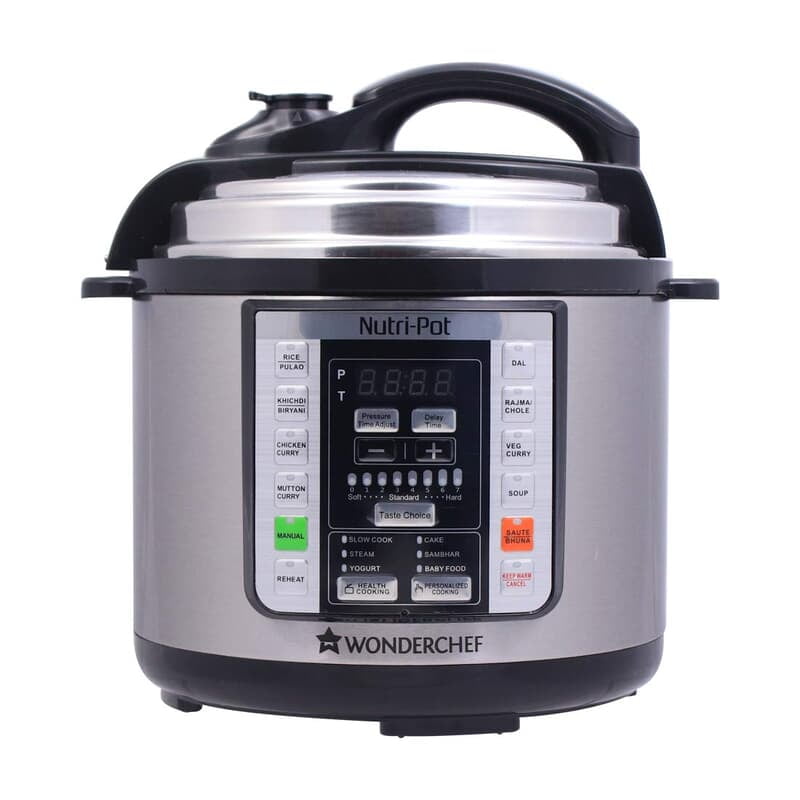 Wonderchef Nutri-Pot Electric Pressure Cooker with 7-in-1 Functions 3L capacity