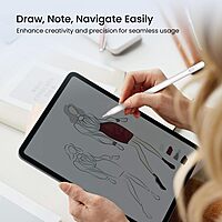 Portronics Glide 2 Stylus for iPad – Bluetooth, White. Precision touch for seamless navigation, perfect for artists and note-takers. Lightweight design, long battery life, and easy connectivity.