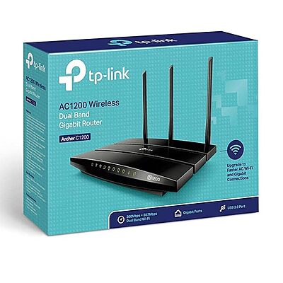 TP-Link Archer AC1200 Dual Band Gigabit Router , C1200 V1