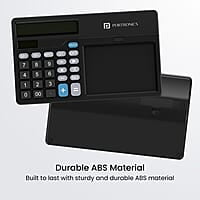 Portronics Ruffpad Calc 2 2-in-1 Calculator & LCD Writing Pad with 14.4 cm Writing Area, Multi Function Digital Calculator Stylus Pen for Students