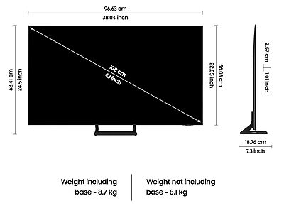 Samsung 108 cm (43 inches) 4K Ultra HD Smart LED TV UA43BU8570ULXL Samsung 108 cm (43 inches) 4K Ultra HD Smart LED TV UA43BU8570ULXL