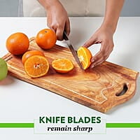 Borosil Dice Pro Organic Neem Wood 17 mm Chopping Board