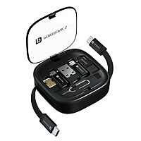 Portronics Snapcase 2 features a compact design, 60W fast charging, and multiple connectors, ensuring compatibility for various devices.