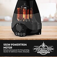 Crompton Ameo 550-Watt Mixer Grinder with MaxiGrind and Motor Vent-X Technology