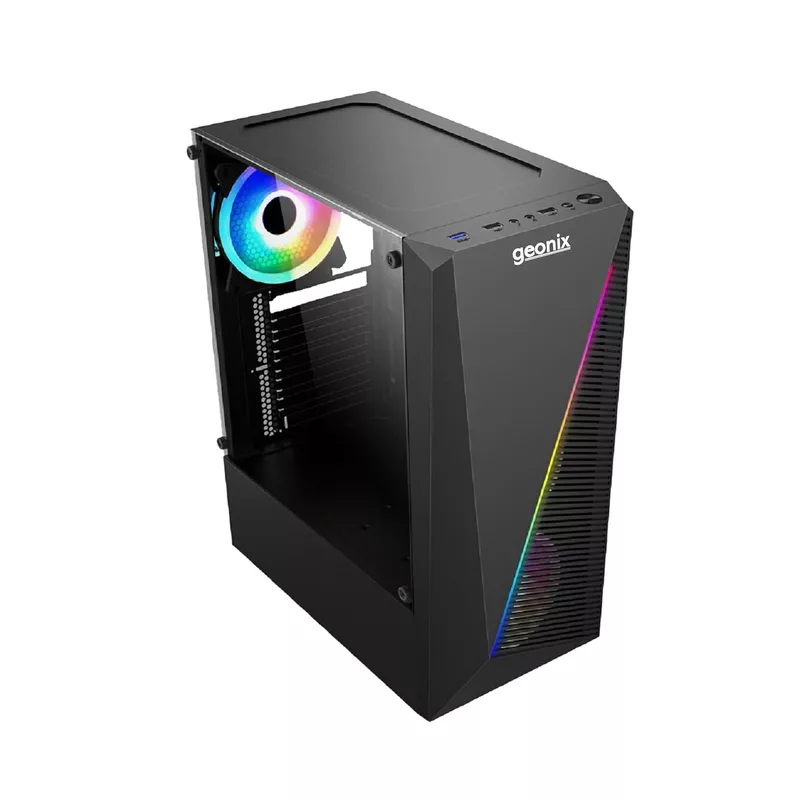 GEONIX Tempered_Glass ATX Gaming Cabinet ‎(X10W)-Black