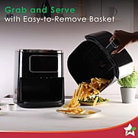Wonderchef Platinum Air Fryer Digital Rapid Air Technology 5 Liters