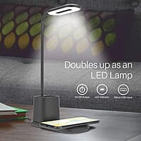 Portronics Brillo II | Lamp with Wireless Charger