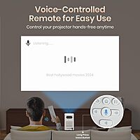 Portronics Beem 500 POR-2295 LED Projector – 6700 Lumens | 1080p | 8K Support | Black