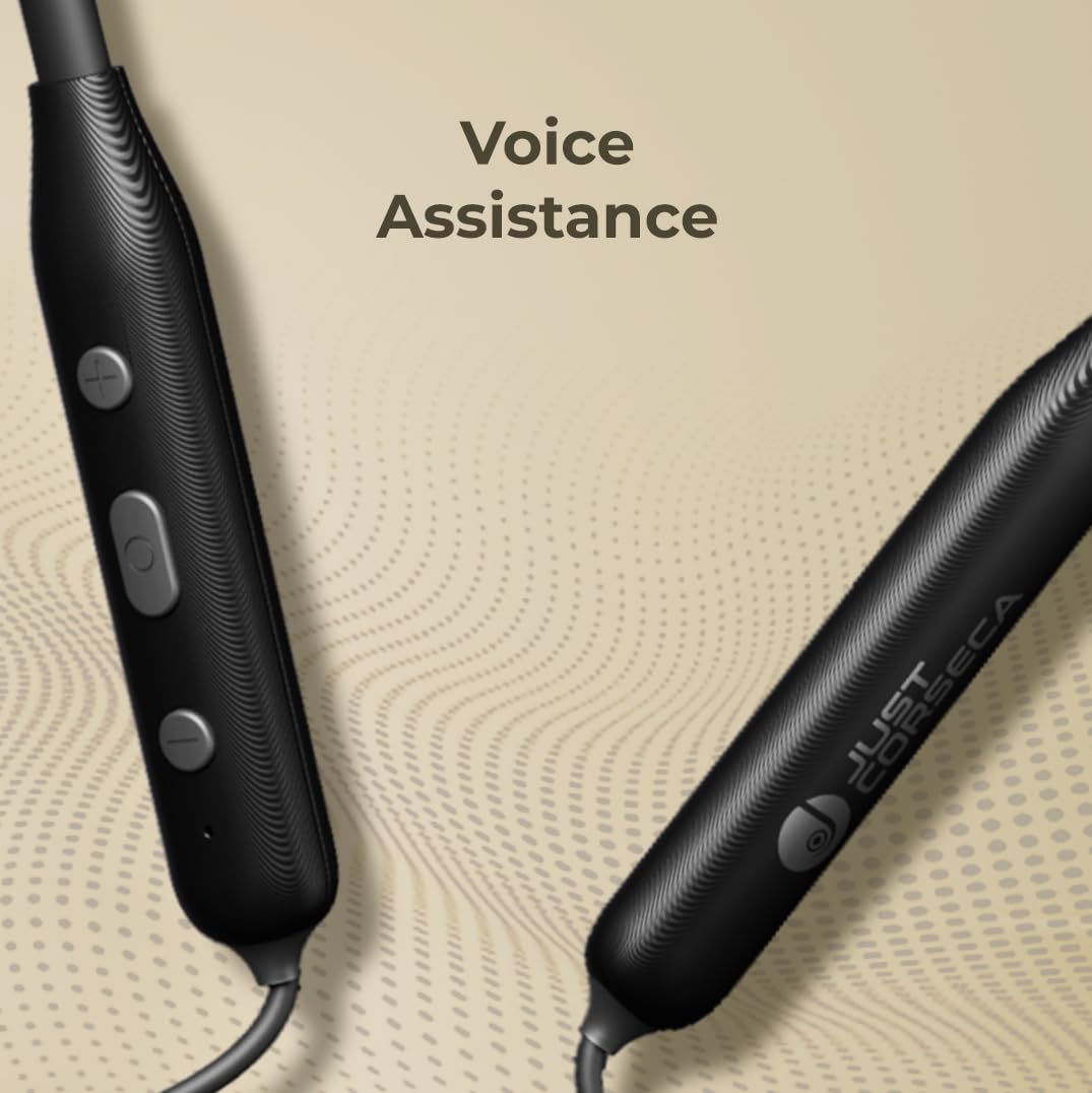 Just Corseca Stallion Sigma Bluetooth Earphones (Stallion Wave) – Wireless Neckband | Music & Calls