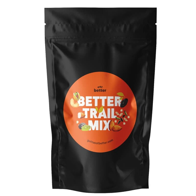 EAT BETTER CO - Premium Nut Mix - Roasted - Pistachios Cashews, Almonds, Golden & Black Raisins | Mixed Nuts & Dry Fruits | 200 gm value pack (Trail Mix - 250 gm)
