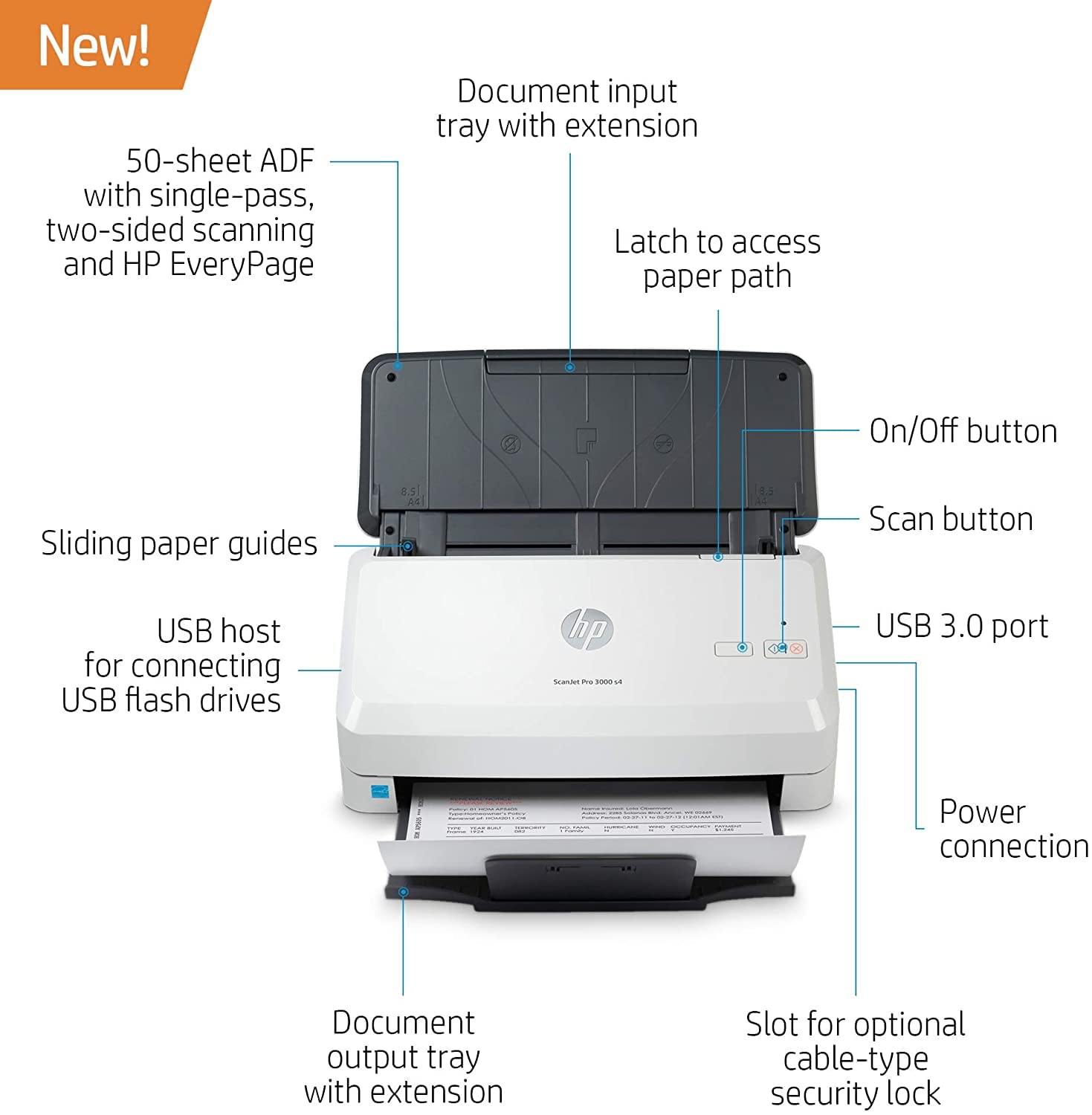 HP ScanJet Pro 3000 s4 Scanner