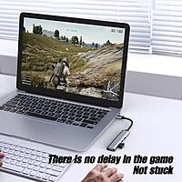 HAMMOK LEE 4-Port USB Hub – USB 2.0 & 3.0 Combo, compact design, high-speed data transfer, plug-and-play, compatible with various devices, ideal for expanding connectivity options.