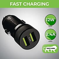 UltraProlink UM1239 - 12W Car Charger with Type C Cable