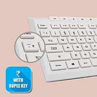 Zebronics Judwaa 900 Wired Keyboard Mouse Combo offers a sleek design with a comfortable typing experience. The combo features multimedia keys and a precise optical mouse for seamless navigation.