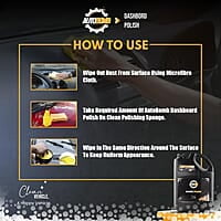 Autobomb Dashboard Polish 5 KG + Polishing Sponge(2) + Microfiber Cloth + 500 ML Empty Spray Bottle Autobomb Dashboard Polish 5 KG + Polishing Sponge(2) + Microfiber Cloth + 500 ML Empty Spray Bottle