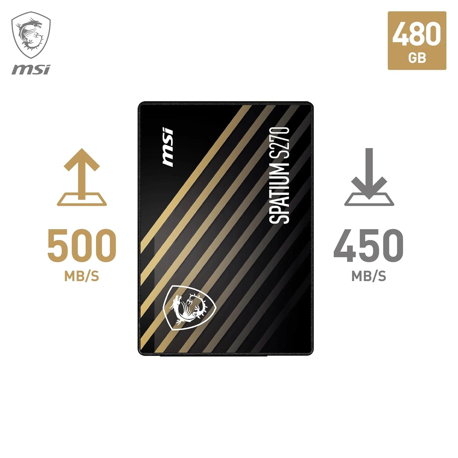 MSI Spatium S270 SATA 480GB SSD