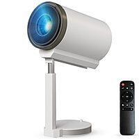 Portronics Beem 520 Projector – 1080p Full HD, 2200 Lumens, Compact Design | HDMI/USB Connectivity | Ideal for Home Theater, Movies & Presentations