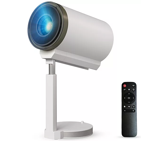 Portronics Beem 520 Projector – 1080p Full HD, 2200 Lumens, Compact Design | HDMI/USB Connectivity | Ideal for Home Theater, Movies & Presentations