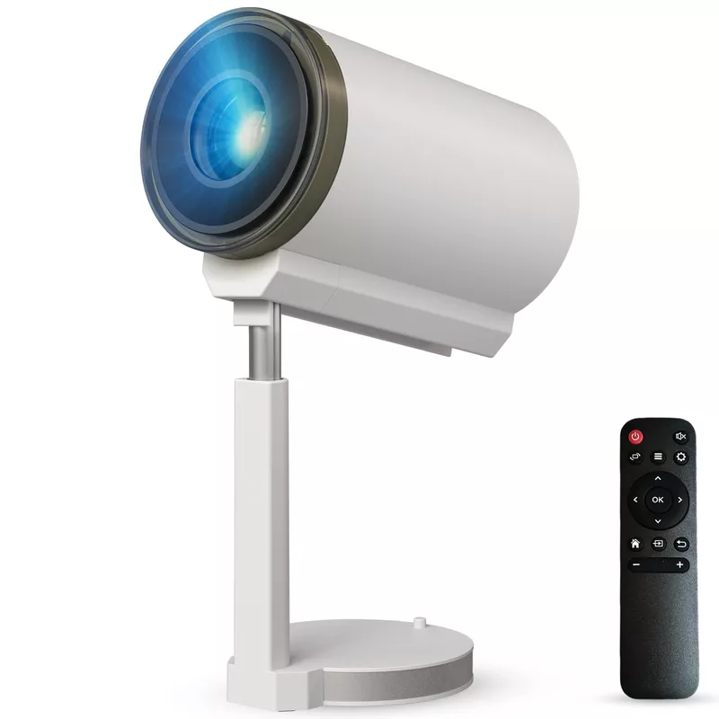 Portronics Beem 520 Projector – 1080p Full HD, 2200 Lumens, Compact Design | HDMI/USB Connectivity | Ideal for Home Theater, Movies & Presentations