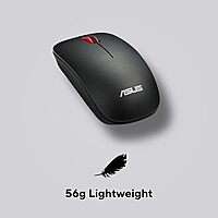 Open Box ASUS WT300 /Ambidextrous Design,Runs on 1 AA Battery- upto 15 months life, 1600 DPI Wireless Optical Mouse