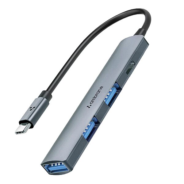 Ambrane E-Hub Plus (Grey)