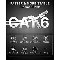 Uport CAT6 Ethernet Cable 3 Meter - High-speed data transfer, durable design, perfect for home or office networking. Supports up to 10 Gbps, ideal for gaming and streaming. Reliable connectivity!