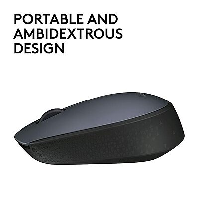Open Box Logitech M171 / Optical Tracking, Ambidextrous Wireless Optical Mouse  (2.4GHz Wireless)