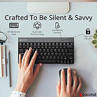 Coconut Mini Desire WK29+WM29 Combo (White, Grey Trim, Compact Design, Functional & Elegant, Perfect for Modern Decor, 1 Year Warranty)