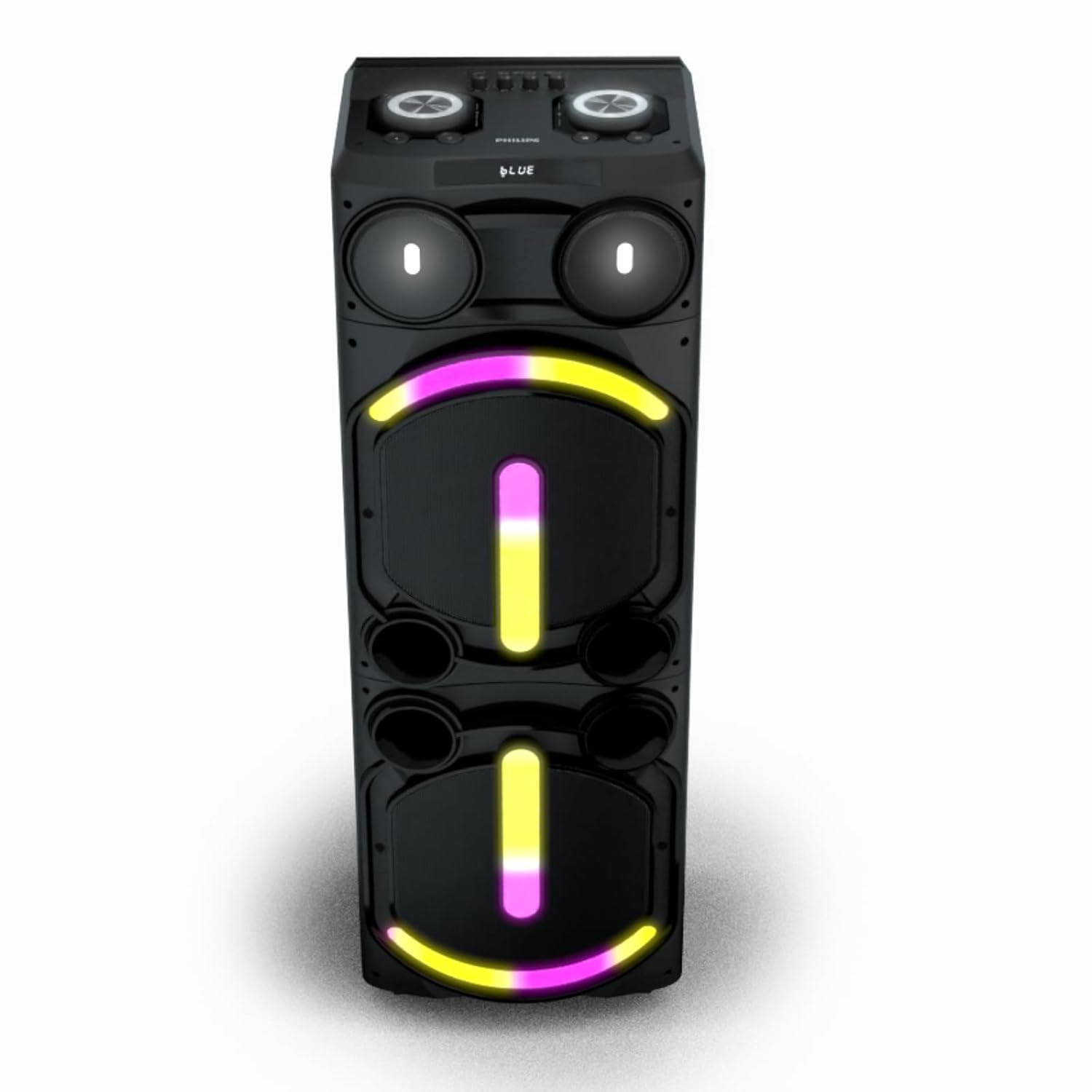 Philips TAX5708 Bluetooth Party Speaker – 400W Max Output, Dynamic Bass Boost, Karaoke, Guitar/Mic Support, Multipoint Connectivity, Party Lights, Handle with Wheels Philips TAX5708 Bluetooth Party Speaker – 400W Max Output, Dynamic Bass Boost, Karaoke, Guitar/Mic Support, Multipoint Connectivity, Party Lights, Handle with Wheels