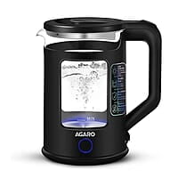 AGARO Galaxy Electric Kettle with Keep Warm Function, BPA Free PP Plastic & Glass body