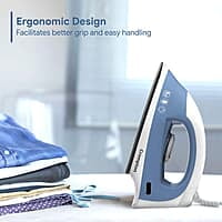 Crompton Brio 1000-Watts Dry Iron with Weilburger coating