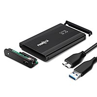 Frontech NC-0031 Hard Drive Case – Sturdy External HDD/SSD Enclosure | Heat Dissipation Design | Shock Protection