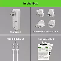 Ultraprolink UM1200WTAC Boost Blade 67 Ultra Slim Charger with 4 Universal Plug