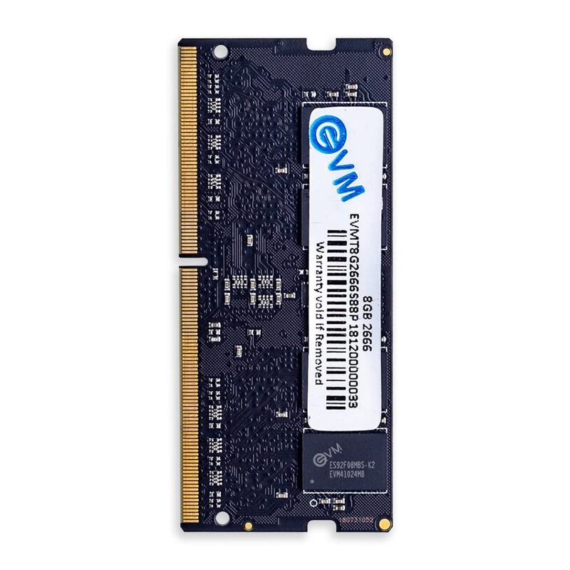 EVM 8GB DDR4 2666MHz CL19 Laptop RAM – SO-DIMM | 10 Years Warranty