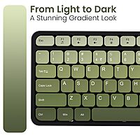 Portronics Key 11 Bluetooth + Wireless Keyboard & Mouse Combo – Green 1 Year Warranty
