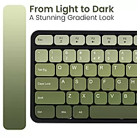 Portronics Key 11 Bluetooth + Wireless Keyboard & Mouse Combo – Green 1 Year Warranty