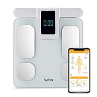 Lifelong 8 electrode Smart Body Fat Scale With weight display and Bmi on handle