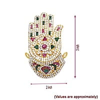 God Ornament Gold Plated God,Goddess Hand & Leg