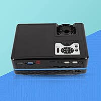 ZEBRONICS ZEB-LP2000M Full HD Home Theatre Projector with Miracast, DLNA/Airplay Support, Built in Speaker, HDMI/VGA, 1080p Support and Remote Control