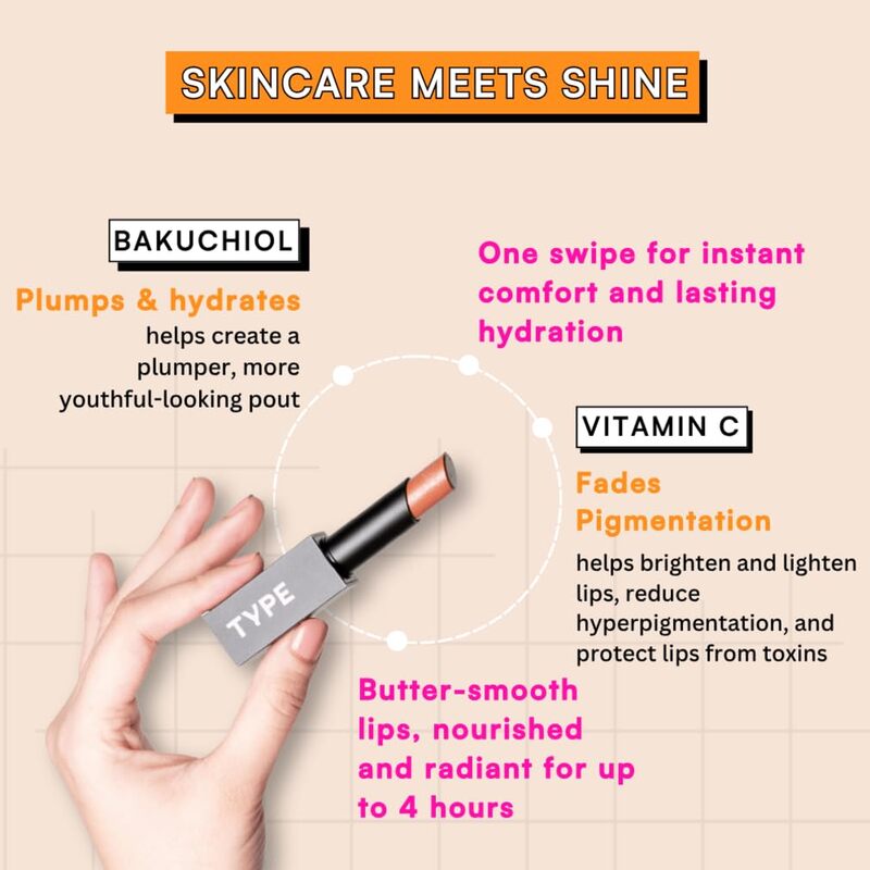 Light Up Lip Oil Stick with Bakuchiol & Vitamin C