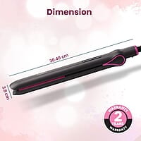 AGARO Hair Straightener, Ceramic Coated Titanium Plate HS1957