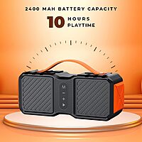 Lapcare Storm LBS‑999 – 24W Bluetooth Speaker | TWS Pairing, IPX5 Splash Resistant & 10hr Battery for Music Anywhere