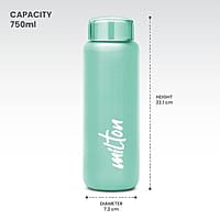 MILTON Aqua 750 Stainless Steel Water Bottle, 750 mlSingle walled Leak Proof