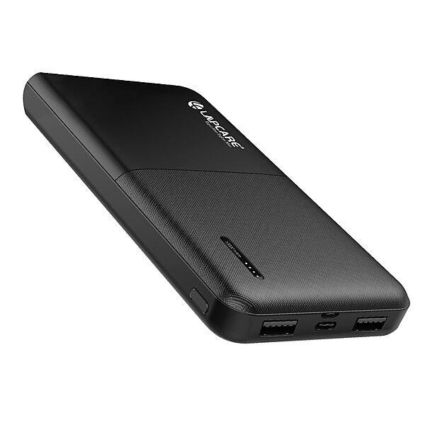 Lapcare Power Bank LBP‑006 likely offers 10,000 mAh capacity, dual USB ports (USB‑A + Type‑C), fast 18–20 W charging, LED battery indicator, smart safety protections & compact design.