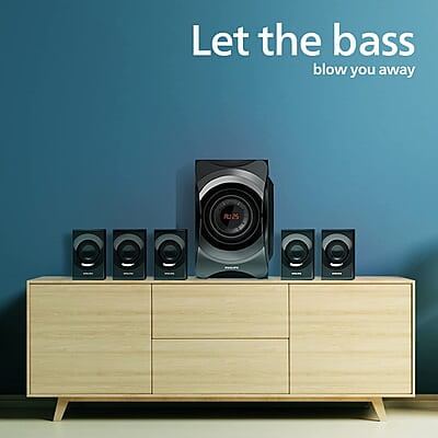 Philips SPA8000B 5.1 Multimedia Speaker Philips SPA8000B 5.1 Multimedia Speaker