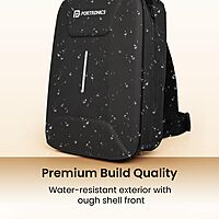 Portronics Byte Mini Cross Body Sling Bag – Hard Shell Design | Black | 1 Year Warranty