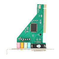 Live Tech PCI Sound Card 4.1 Channel enhances desktop audio with immersive sound quality. Perfect for gaming and music, it supports multiple speakers for a rich audio experience.